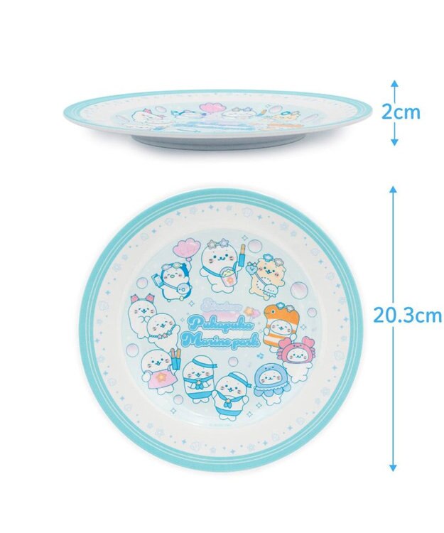 Mother garden しろたん メラミン食器 平皿 0