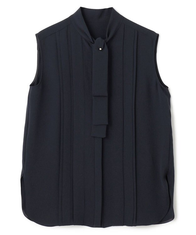 BEIGE， MARIGNY / ボウタイブラウス Navy