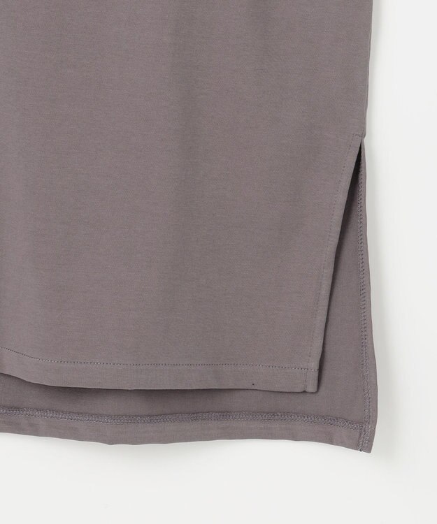 ANY L 【洗濯機可/接触冷感/UVカット】Ｖネックチュニック モカブラウン