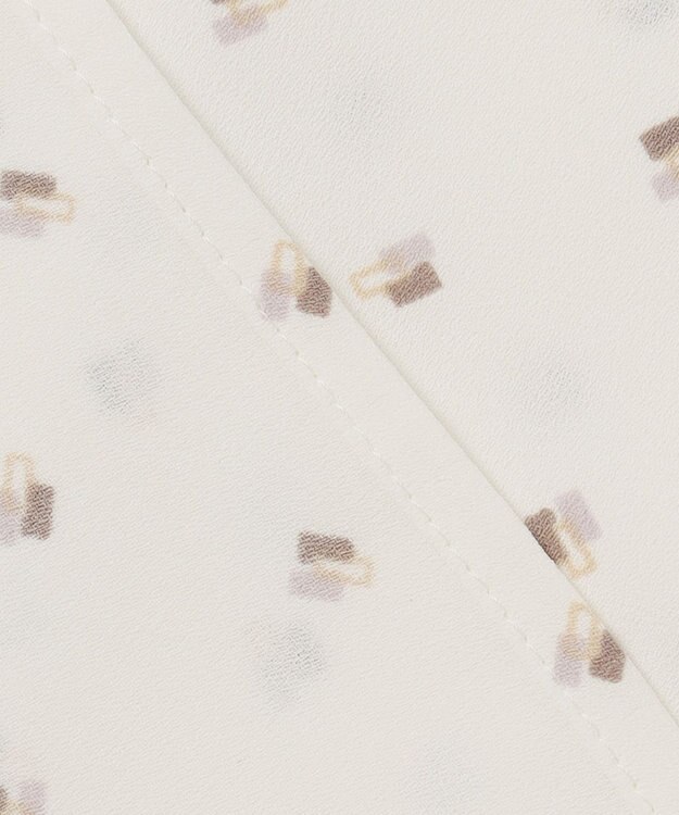 ANY SIS S 【洗える】フロントボウタイ ブラウス オフベース