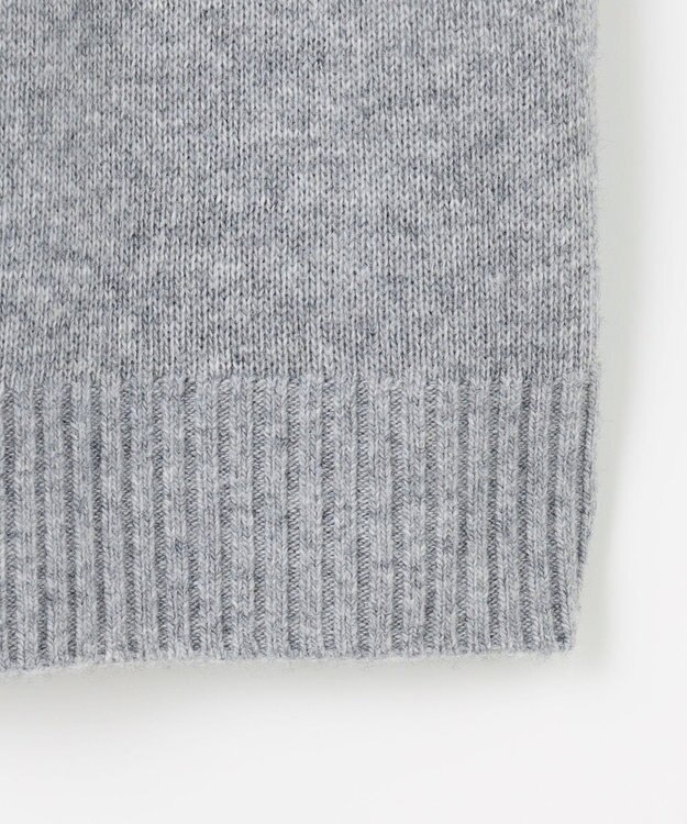 J.PRESS LADIES FAIR ISLE ラウンドネック ニット グレー系