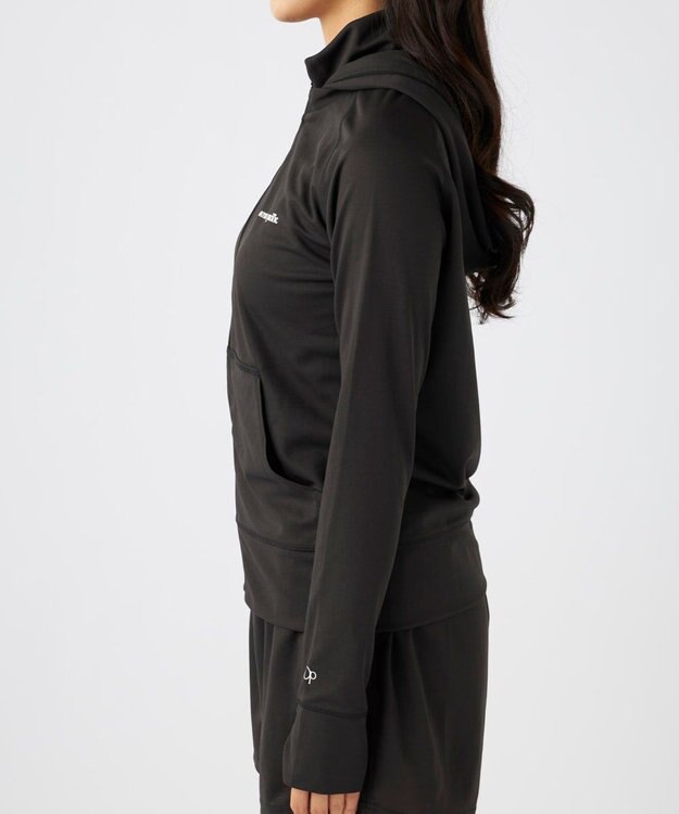 OP／FILA 【Ocean Pacific】2way 鹿の子ラッシュガード チャコールグレー