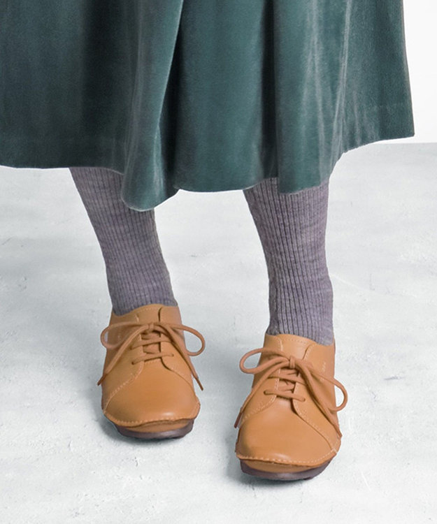 REGAL FOOT COMMUNITY 【アールドット】S08C カジュアルレースアップ カジュアルシューズ キャメル