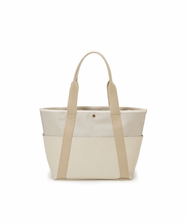 TOPKAPI 【Breath TOPKAPI】【TOPKAPI × 藤本美貴さんコラボ】スコッチグレイン 10ポケット トートバッグ L/マザーズバッグ/撥水 サンドグレー