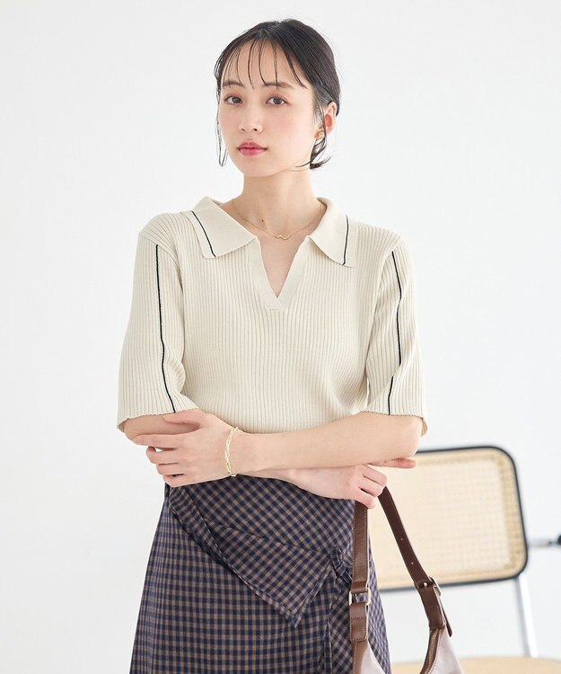 earth music&ecology ウェイビーメタルバングル Gold