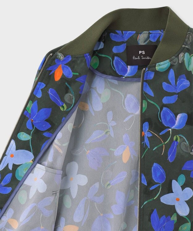 Paul Smith Cyclamen ボマーブルゾン カーキ