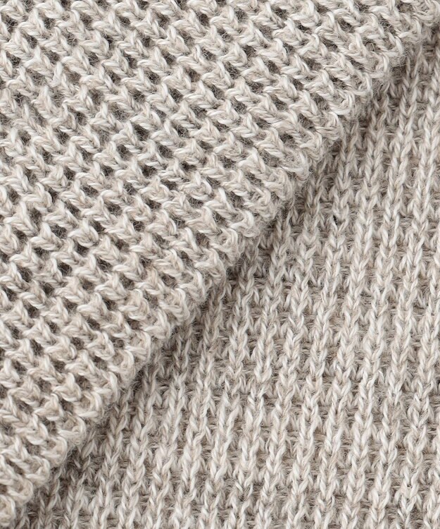 JOSEPH ABBOUD 【オリジナルオーガニックコットン使用】JOE COTTON ニット ジャケット ベージュ系