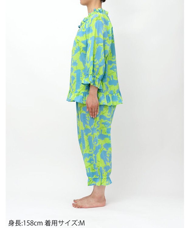 tsumori chisato SLEEP ツモリチサト パジャマ 綿100%(本体) ローン素材 8分袖 長袖 8分丈 レディース UDT211 /ワコール メロン