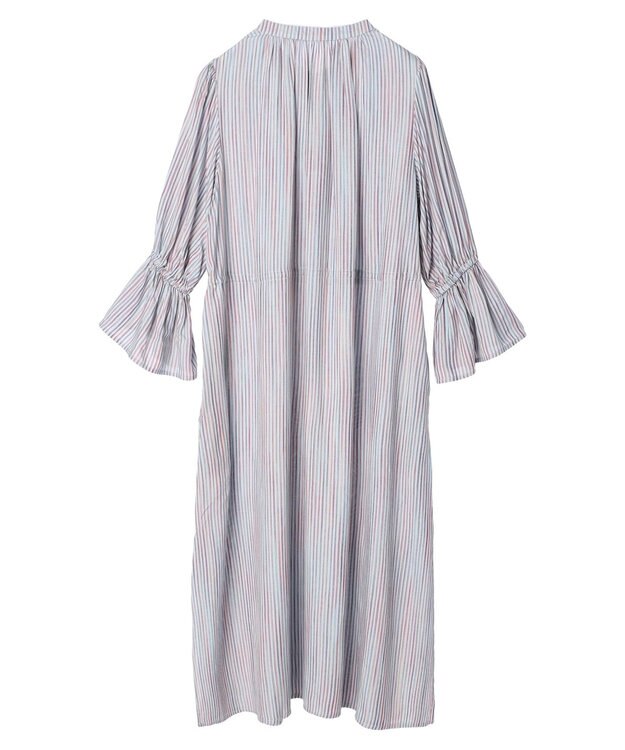 earth music&ecology マルチストライプワンピース Sax