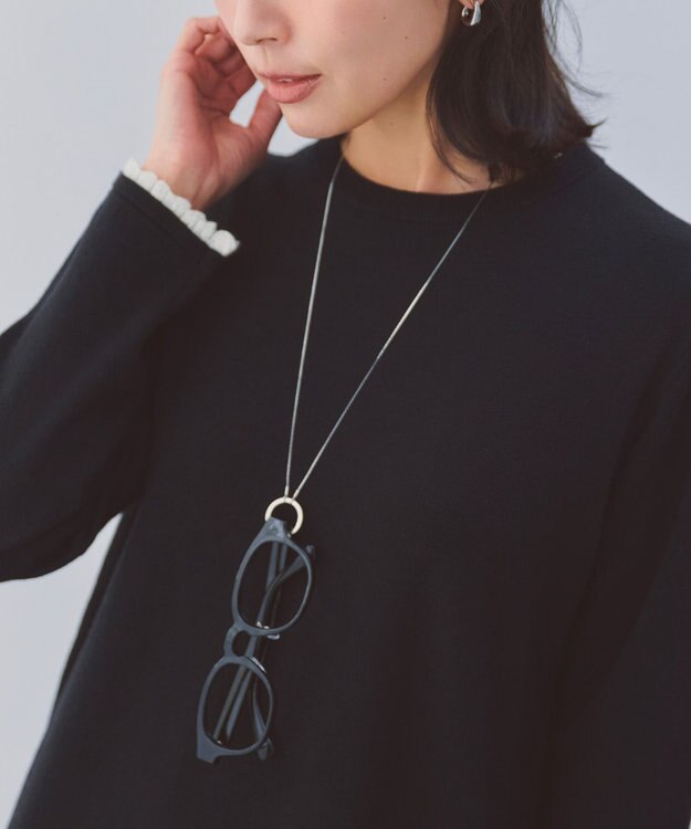 UNFILO グラスホルダーネックレス シルバー