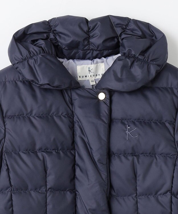 組曲 KIDS 【150-170㎝】ロング ダウンコート ネイビー系