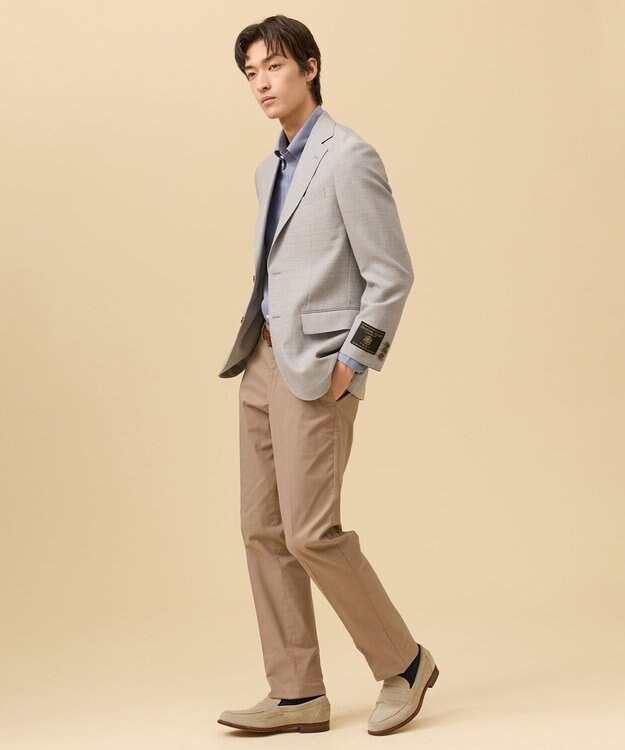 J.PRESS MEN 【NEW STAGE】エアーストラクチャー ジャケット / 2B ライトグレー系