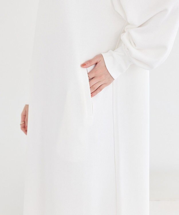 earth music&ecology レイヤーヘムワンピース White