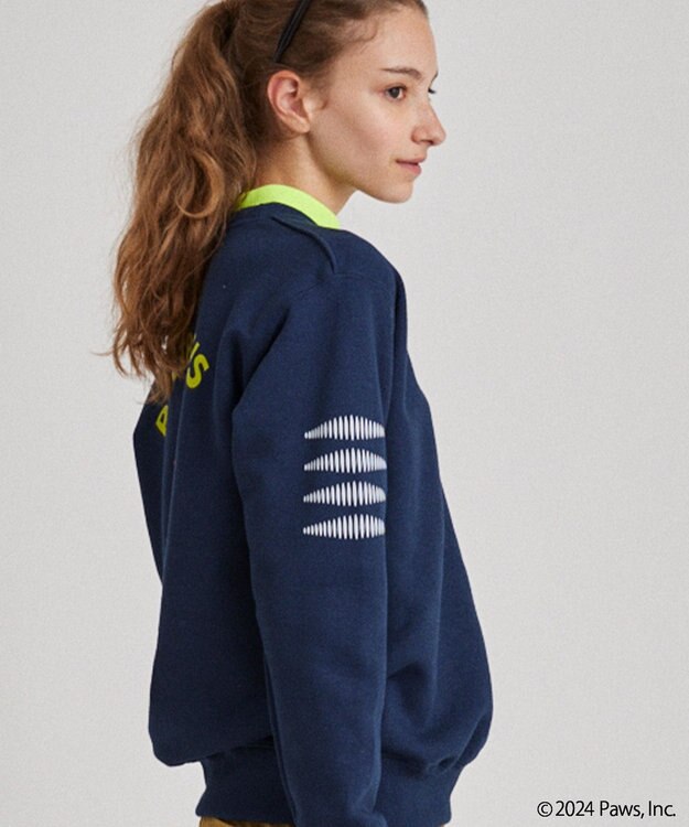 PW CIRCULUS 【WOMEN】Garfield クルーネックスエット ネイビー系