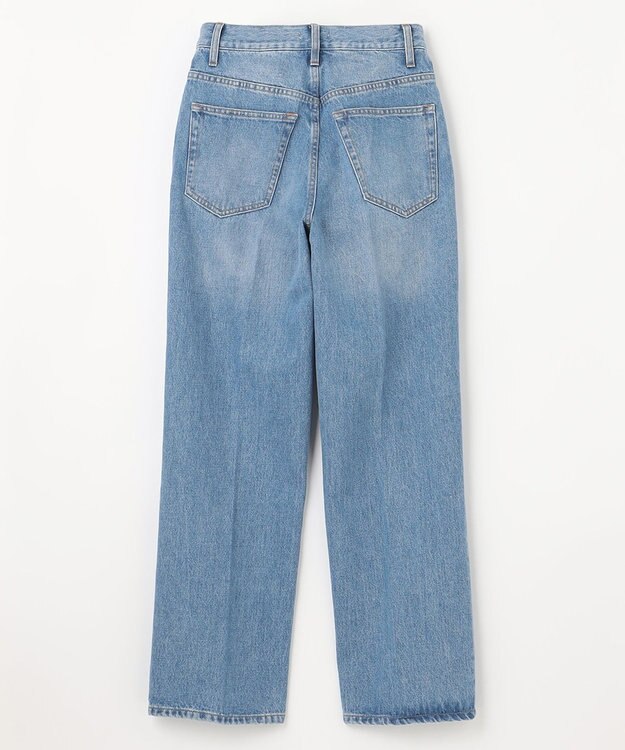 NAVE 【Nave　洗える】デニム センタープレスパンツ スカイブルー系