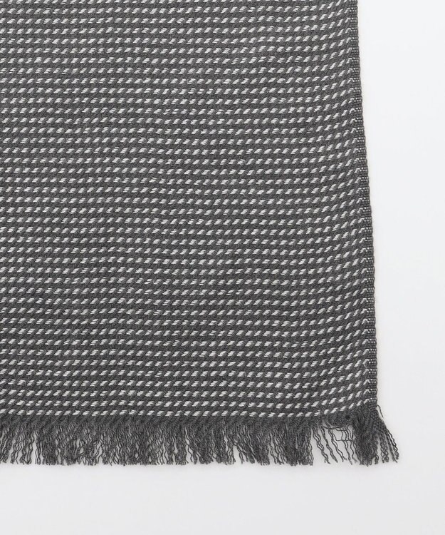 JOSEPH HOMME 柄をアップデート【上質素材】シルクカシミヤ　ブックストール ライトグレー系