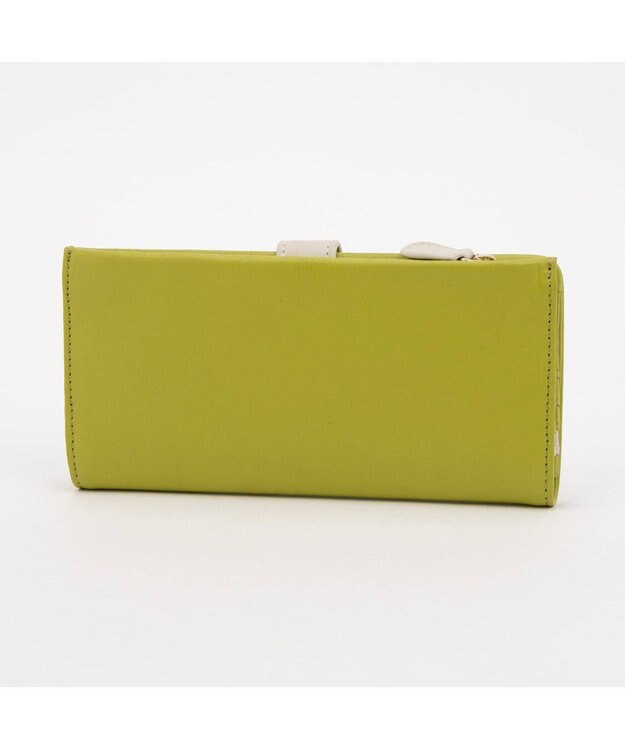 UNBILLION アトランタ ATLANTA / 牛革二つ折りカラーコンビ長財布 グリーン