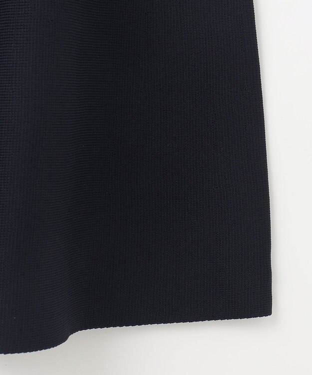 Feroux 【洗える】パフスリーブフリル ニットセットアップ ネイビー系