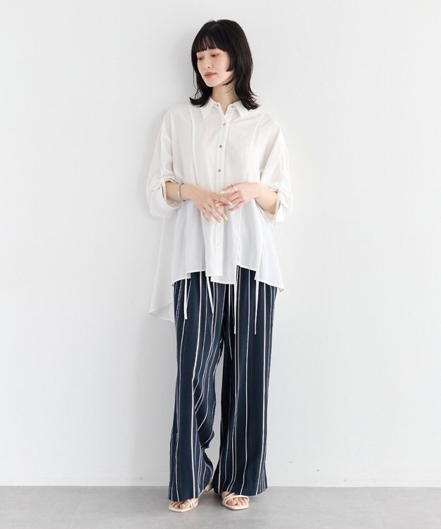 YECCA VECCA ストリングデザインシャツ White