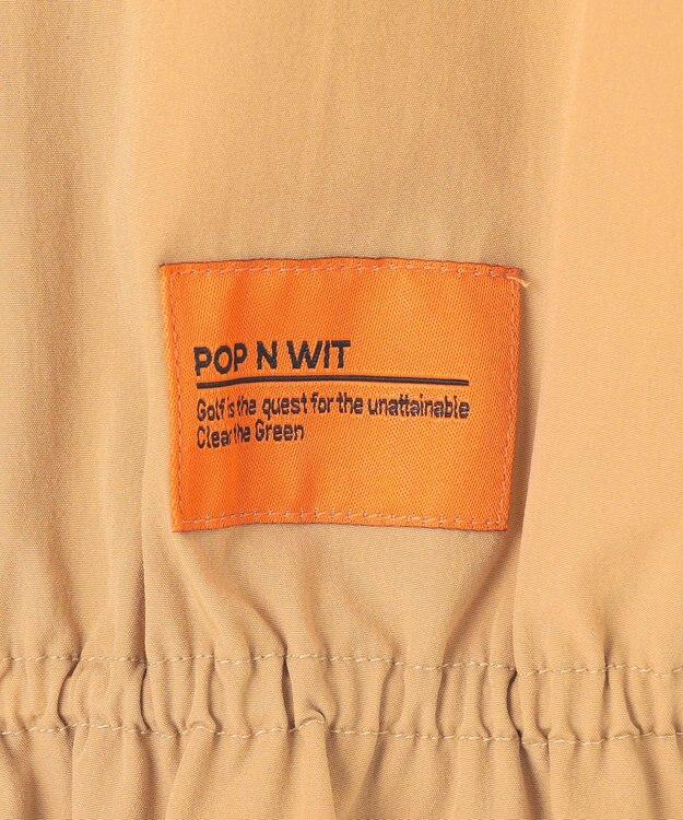 PW CIRCULUS 【WOMEN】ギャザリングシャツ  ゴルフウェア レディース ベージュ系