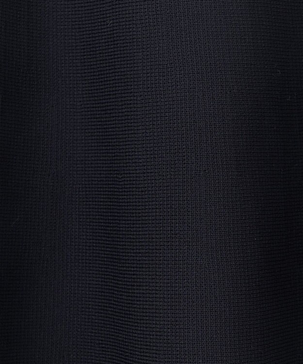 Feroux 【洗える】パフスリーブフリル ニットセットアップ ネイビー系