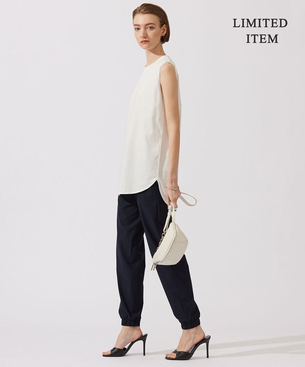 ICB L 【WEB限定・接触冷感・UVカット・洗える】アトラストリコット ジョグパンツ ネイビー系