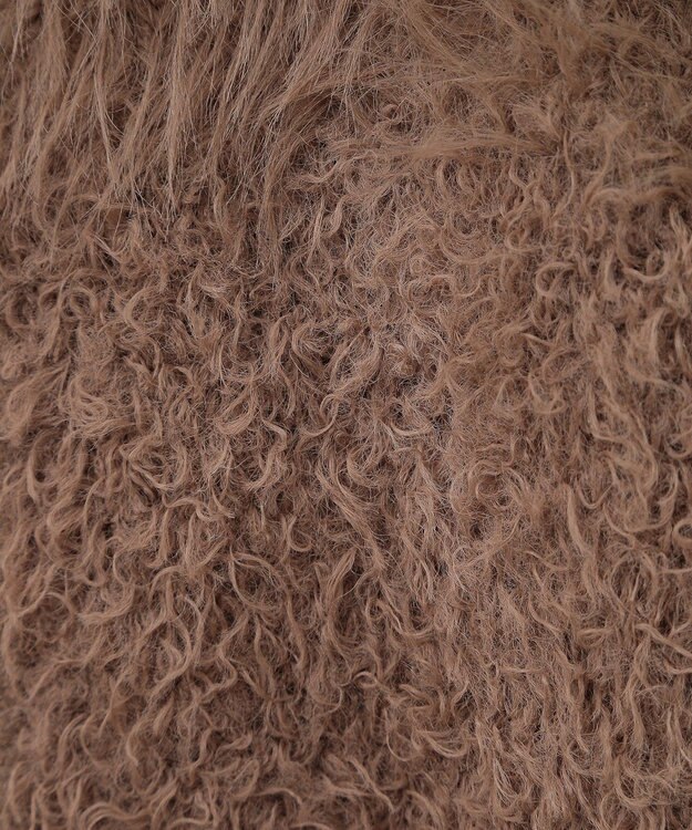 Green Parks ■ＥＳＣＡＲ　シャギーニットジャケット Brown