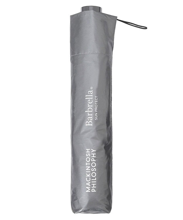 MOONBAT 【晴雨兼用/UVカット率99%】マッキントッシュ フィロソフィー (MACKINTOSH PHILOSOPHY)  折りたたみ日傘 バーブレラ サンプロテクトシリーズ（SUNPROTECT） 60cm ディープシルバー