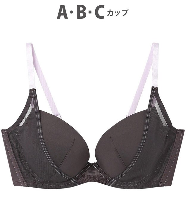 WACOAL WEB限定 ブラジャー 【ハグするブラ】 体温を感知してカラダになじむ 谷間メイク 脇高設計 Gカップまで対応 大きいサイズ レディース BMM700 /ワコール シナモンブラウン