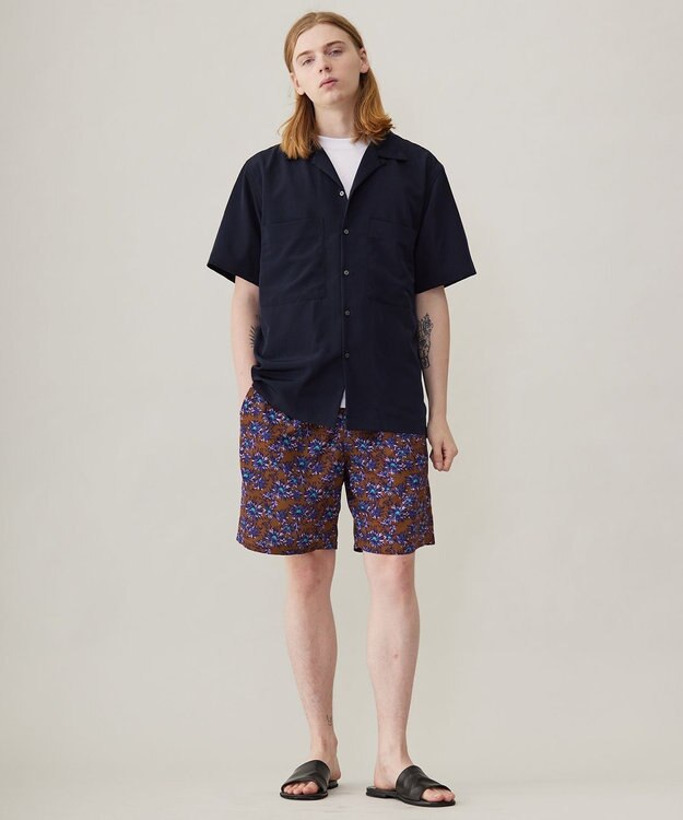 UNFILO MENS TORO TORO ショートパンツ [24年春夏商品] 花柄青