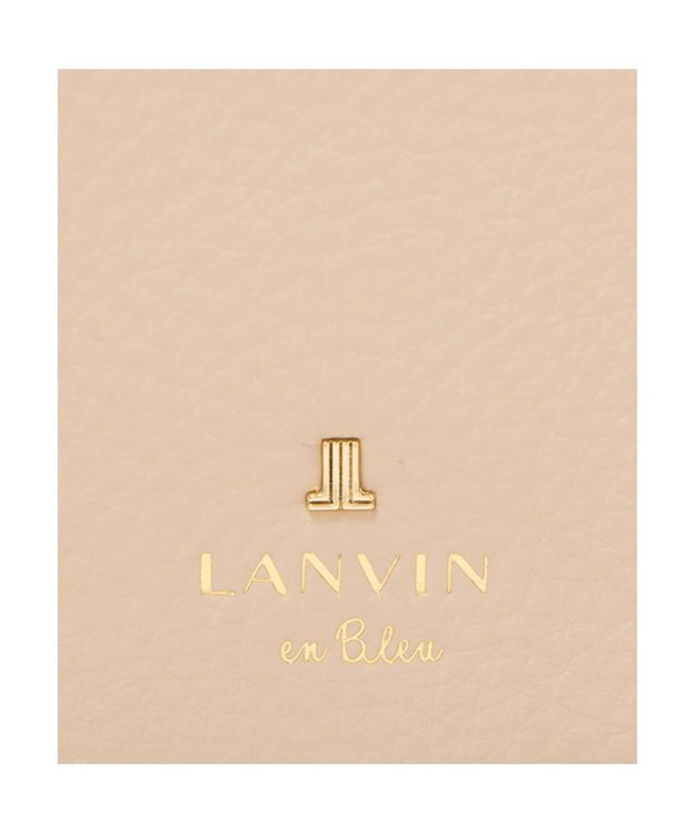 LANVIN en Bleu メラニー 二つ折り中Lファスナー財布 ピンクベージュ