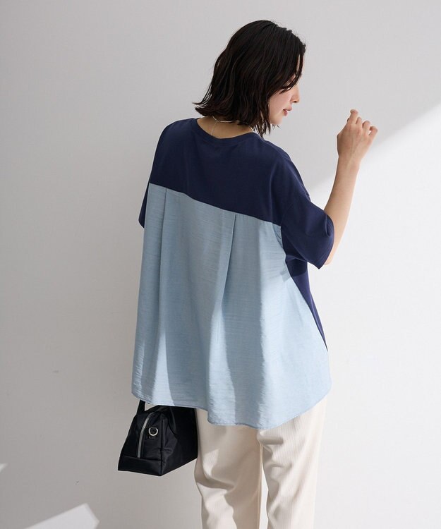 Green Parks バックタックドッキングプルオーバー Navy