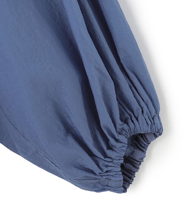 ICB 【撥水加工】シアーナイロンタフタ フーデットコート スマルトブルー系