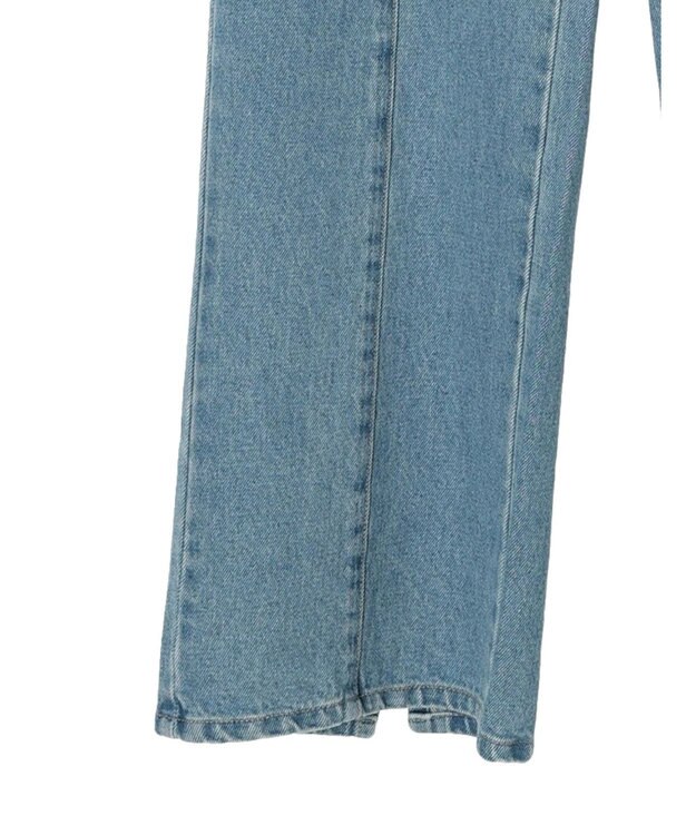 Green Parks ・ＥＬＥＮＣＡＲＥ　ＤＵＥ　バックスリットデニムパンツ Light Indigo