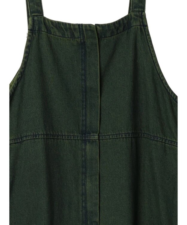 Green Parks ・ＳＵＧＡＲ　ＳＰＯＯＮ　カラーデニムジャンスカ Green