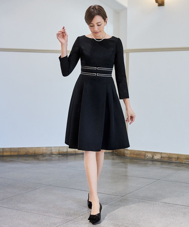 TOCCA 【消臭＆洗える】HOLY RIBBON ドレス ブラック系