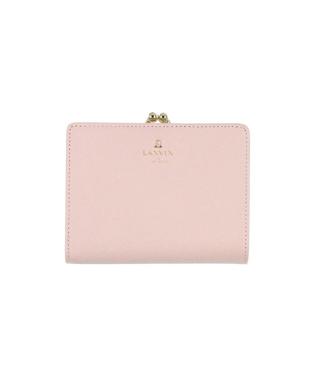 LANVIN en Bleu リュクサンブール 口金二つ折り財布 ペールピンク