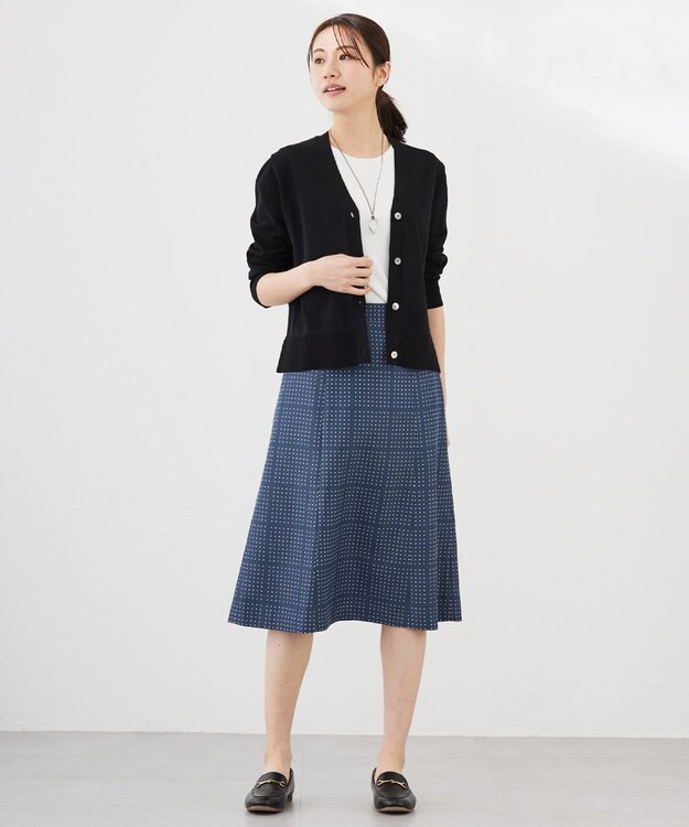 J.PRESS LADIES L 【洗える】ニット タンクトップ ホワイト系