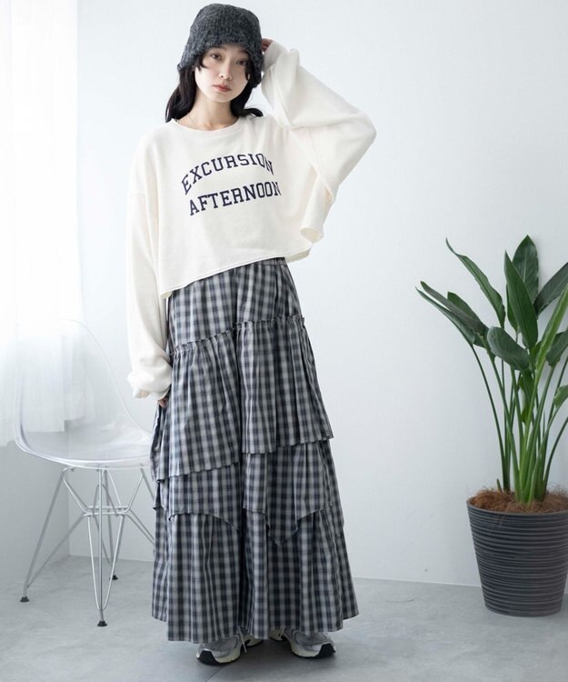 WEGO ヴィンテージライクショートスウェット 柄3