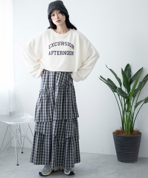 WEGO ヴィンテージライクショートスウェット 柄3