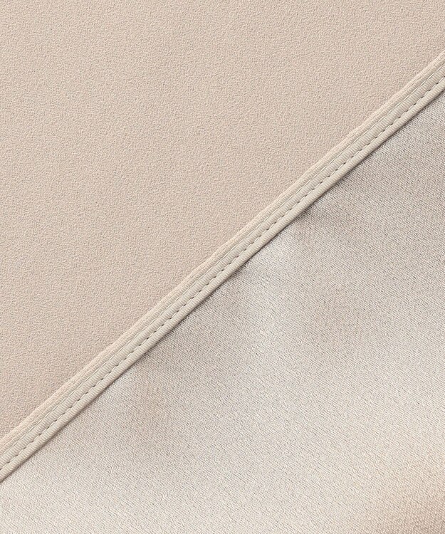 ICB 【新色追加・WEB限定カラーあり】FluidBackSatin ドルマンスリーブボウタイブラウス トープ［WEB限定］