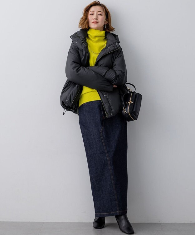 23区 L 【先行予約】23区DENIM Iライン デニムスカート ネイビー系