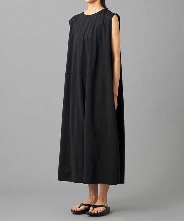 Chacott Chacott BALANCE EasyCare+ タックワンピース ブラック