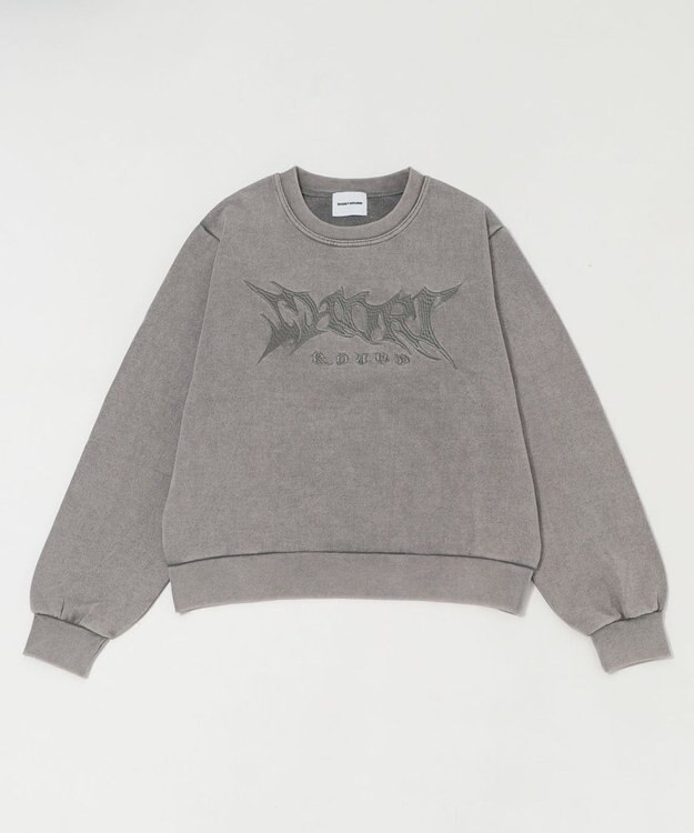 WEGO 【ユニセックス着用ITEM】コンパクトフィットロゴプルオーバー グレー