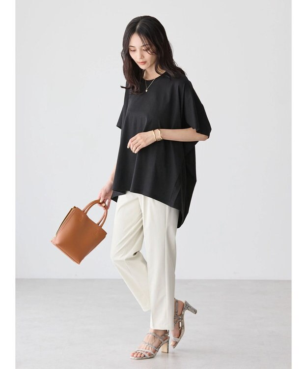 AMERICAN HOLIC 抜け衿カットプルオーバー Black