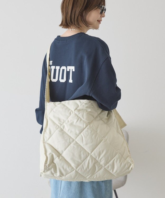 AMERICAN HOLIC キルティングワンハンドルバッグ Ivory