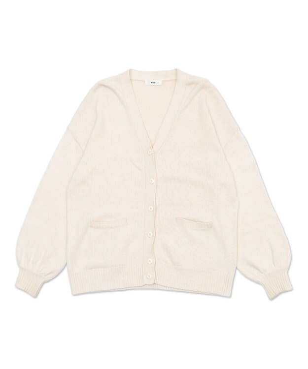 WEGO 【SCHOOLITEM】ニットカーディガン オフホワイト
