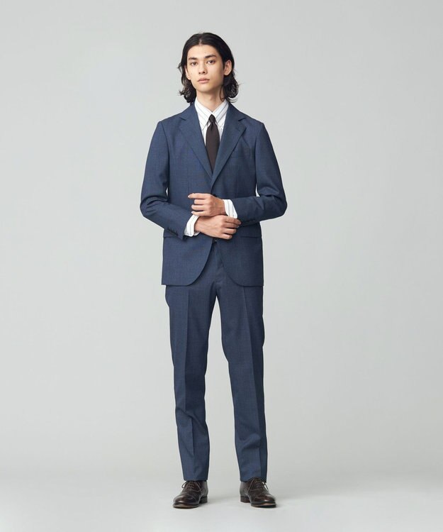 J.PRESS MEN 【J.PRESS MOVING】GUABELLO LEGENDムリネピンヘッド スラックス ブルー系