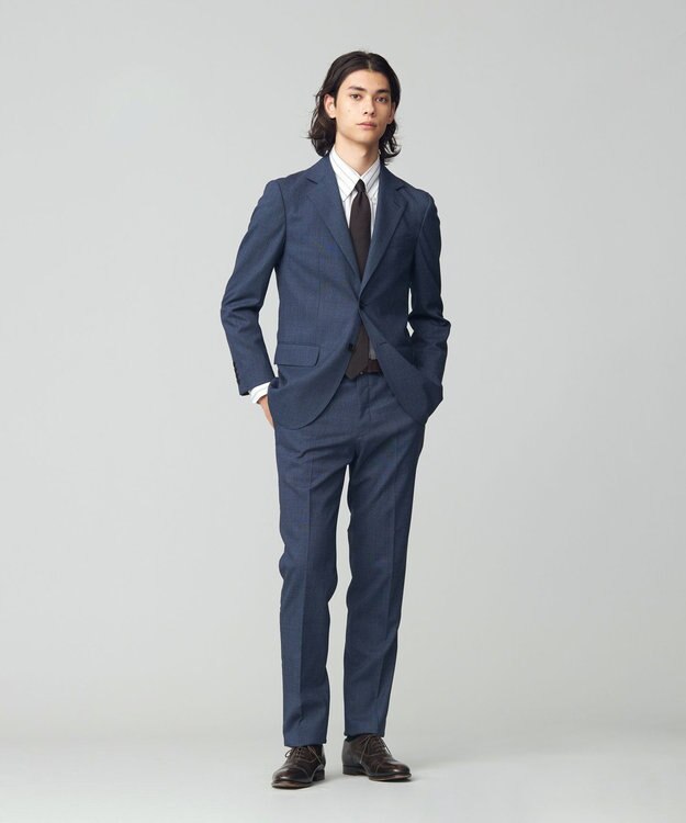 J.PRESS MEN 【J.PRESS MOVING】GUABELLO LEGENDムリネピンヘッド スラックス ブルー系