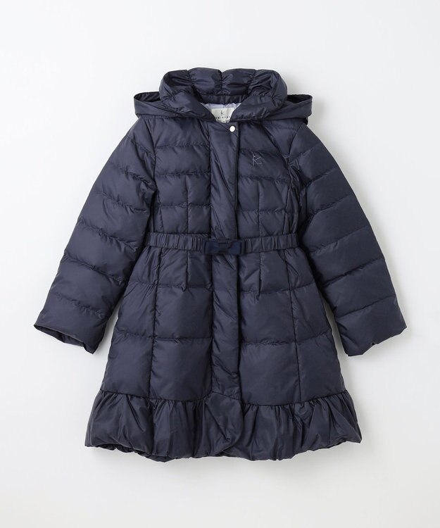 組曲 KIDS 【150-170㎝】ロング ダウンコート ネイビー系